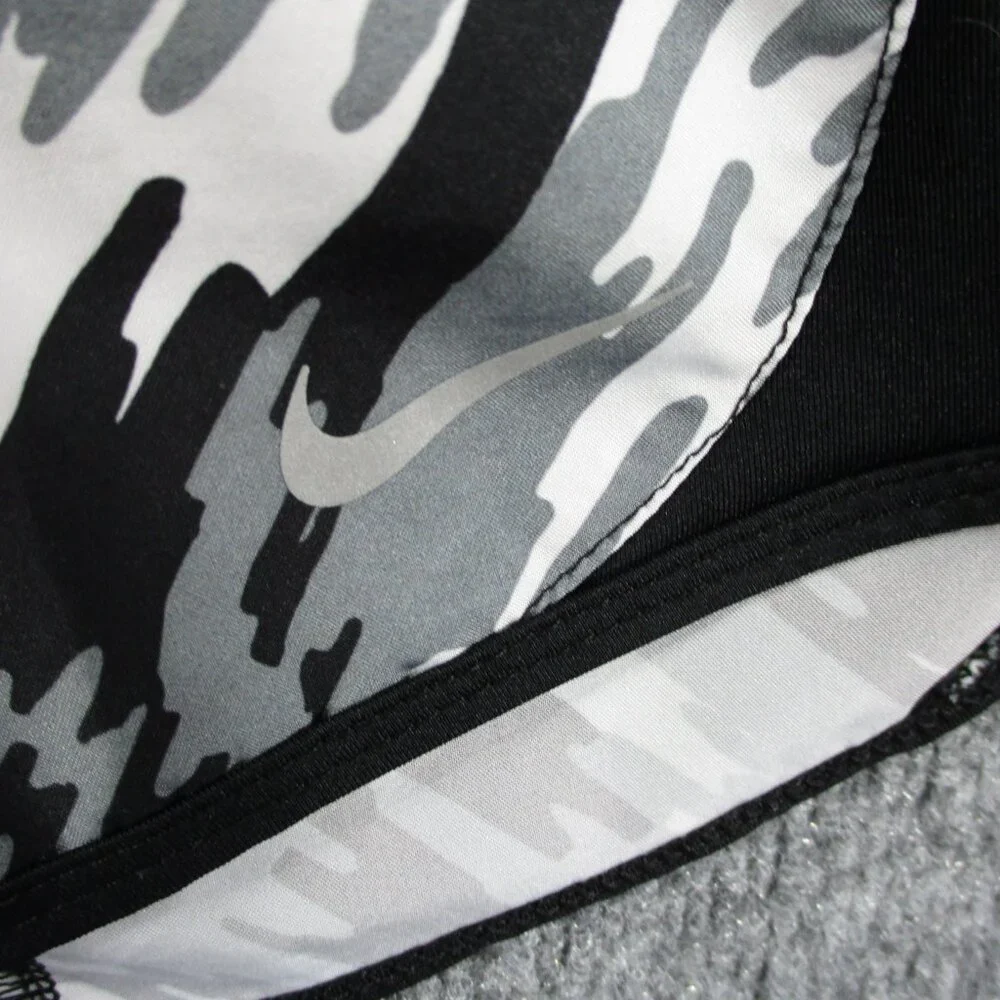 Nike Shorts Women S Black Dri Fit Geometric Athletic Run Lined Inside Pockets - Picture 6 of 12